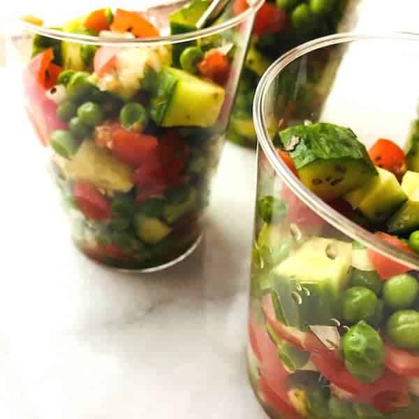 Pea and Cucumber Salad