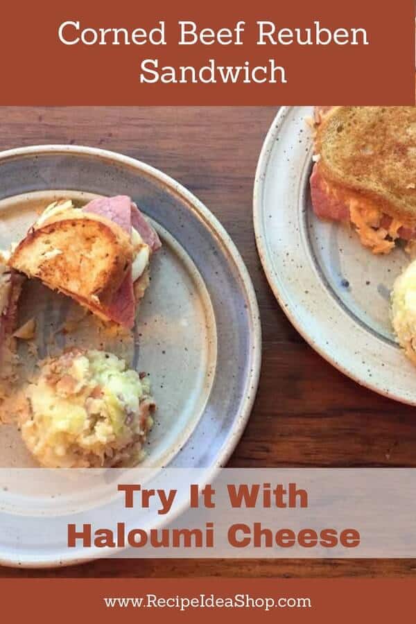 Halloumi Gluten Free Corned Beef Reuben. Super good. Best cheese ever. #halloumiglutenfreecornedbeefsandwich; #halloumicheeserecipes; #cornedbeefsandwich; #glutenfreecornedbeefsandwich; #glutenfree; #recipes; #recipeideashop