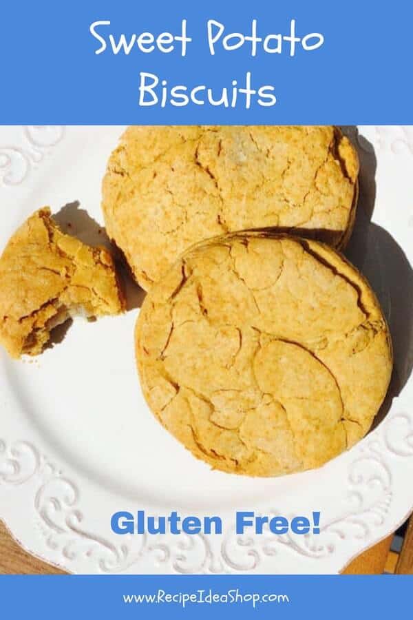 Such scrumptious biscuits! Gluten Free Sweet Potato Biscuits. #glutenfreesweetpotatobiscuits; #sweetpotatobiscuits; #glutenfree; #biscuits; #sweetpotatorecipes; #biscuitrecipes; #glutenfreerecipes; #recipeideashop