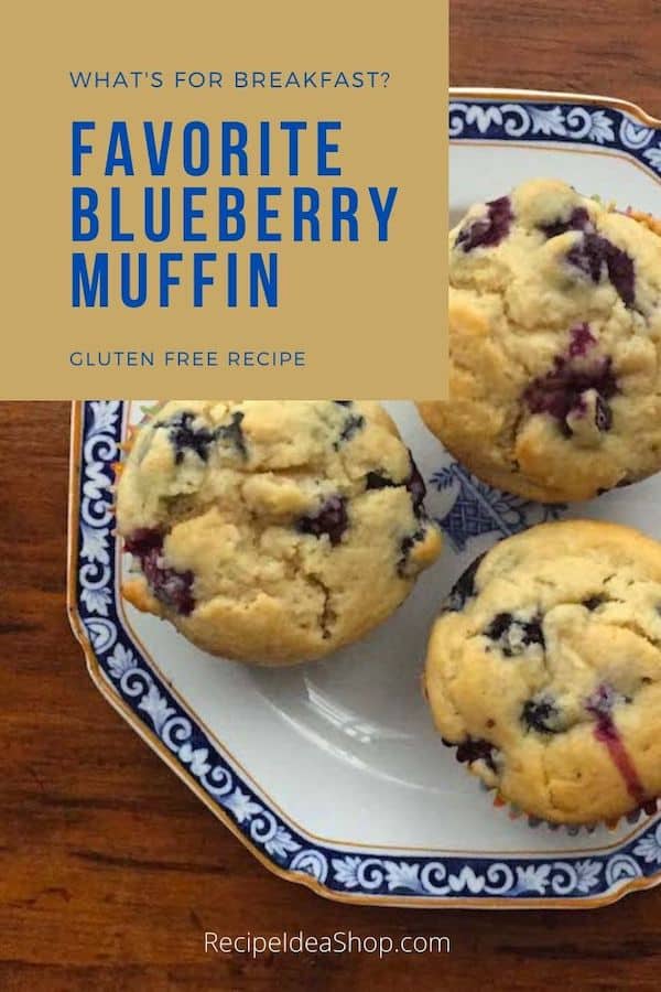 How about my Favorite Blueberry Muffin recipe? Yes, please. I'm hungry. #favoriteblueberrymuffin #favoritemuffin #muffinrecipes #blueberrymuffin #glutenfree #food #recipes #imhungry #comfortfood #recipeideashop