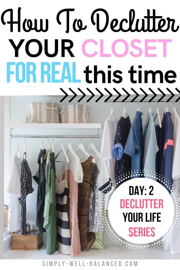 How to declutter your clothes closet