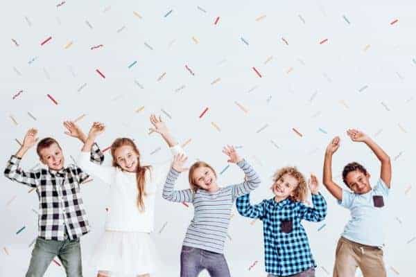 Kids dancing and taking a brain break