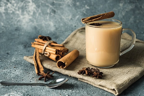 delicious cup of chai latte delicious cup of chai latte