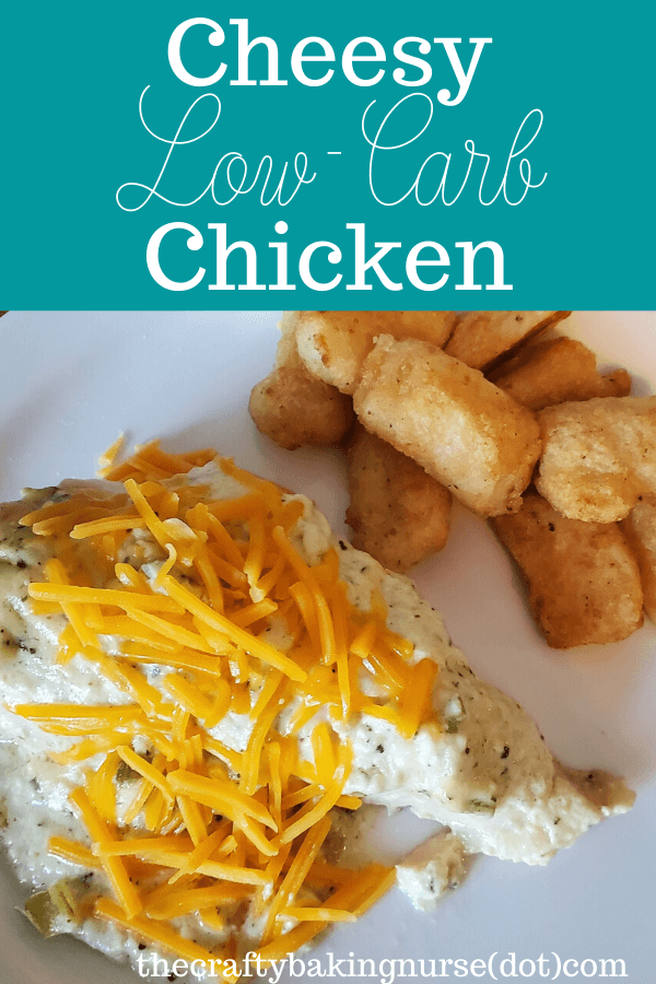 Cheesy low-carb chicken