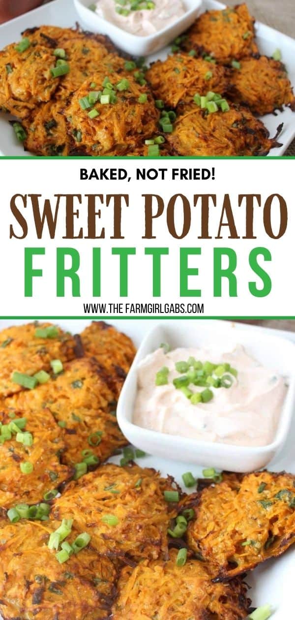 Sweet potatoes are a nutritional powerhouse. Try this easy sweet potato recipe for a healthier side dish. Baked sweet potato fritters are a delicious and healthy recipe. This easy fritter recipe is a perfect side dish or appetizer.