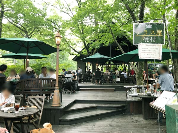 栃木 那須 ベーカリーレストラン・ペニーレイン 那須店|テラス席