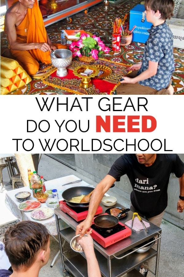 What gear do you need to worldschool