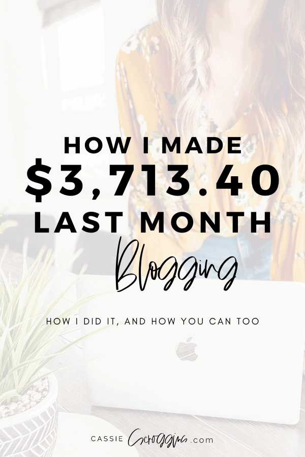 How I Made $3,713.40 in One Month Blogging - December 2019 Blog Income Report