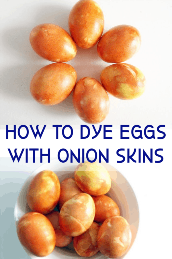 how to dye eggs with onion skins