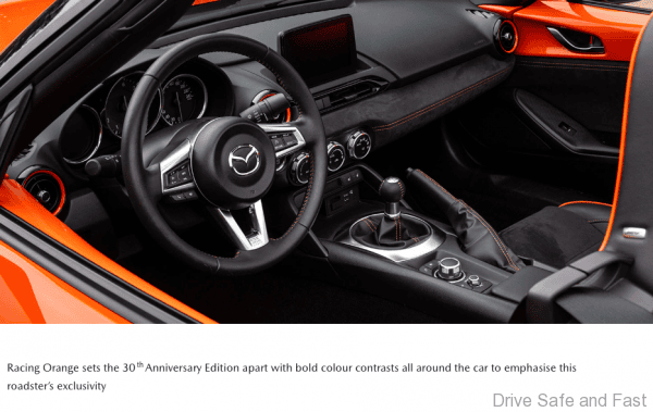 Is This 30th Anniversary Edition Mx 5 Available In Malaysia