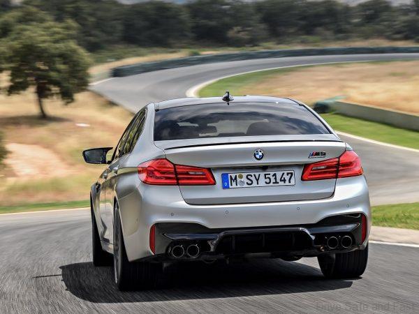 2018 BMW M5 rear