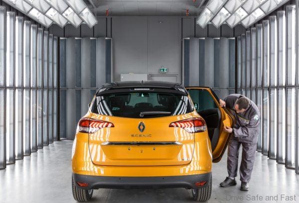 Renault Car Factory paint check