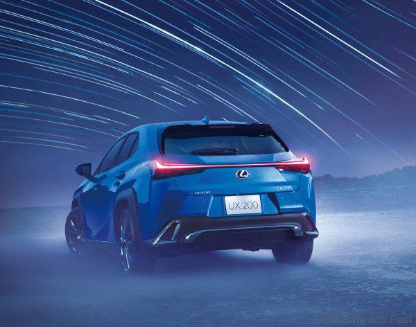 Lexus UX 200 SUV_2020 Model rear motion
