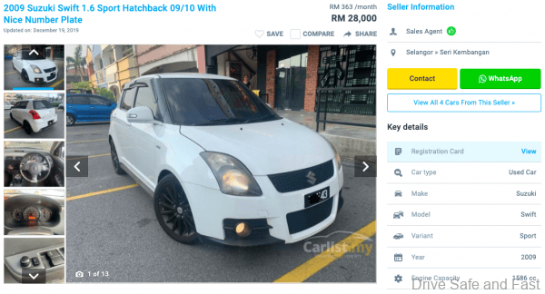 Suzuki Swift Sport Auto Used For Sale