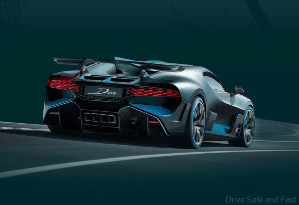 Bugatti Divo Hypercar Rear