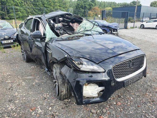 Jaguar E-Pace roll-over accident France_front view