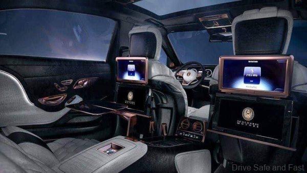 EMPEROR Tuned Mercedes-Benz S-Class_rear entertainment screens