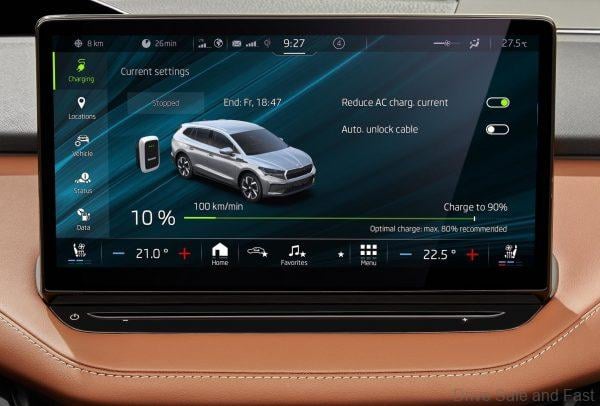 ŠKODA ENYAQ iV_control panel