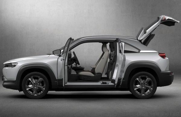 Mazda MX-30 Hybrid side view