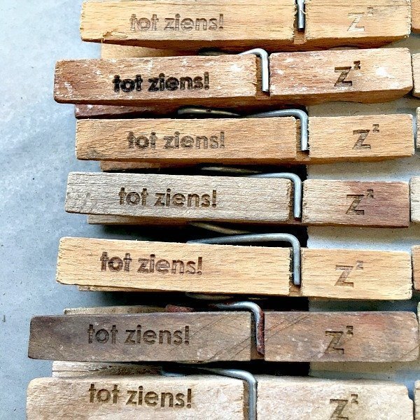 houten knijpers bedankjes