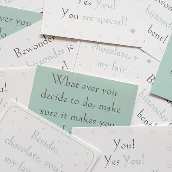 your secret friend setje kaarten quotes