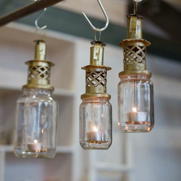 Marokkaanse Jampot Lantaarns, handgemaakt van gerecycled glas