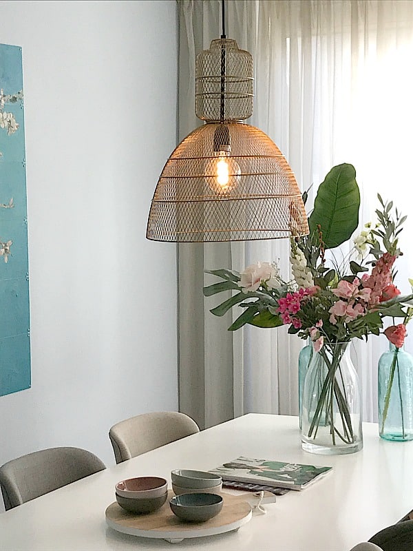 hanglamp boven eettafel