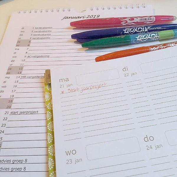 time management voor thuis