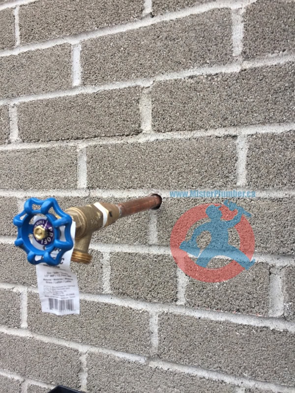 outside tap installation