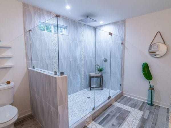 House remodel includes this amazing new master bathroom