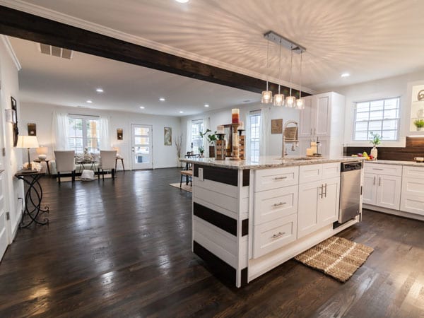 Open concept house remodel in Westview Atlanta