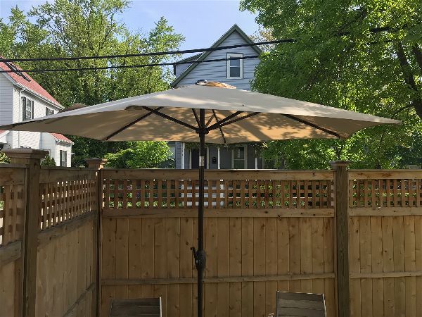 9ft Abba Patio Tilting Umbrella