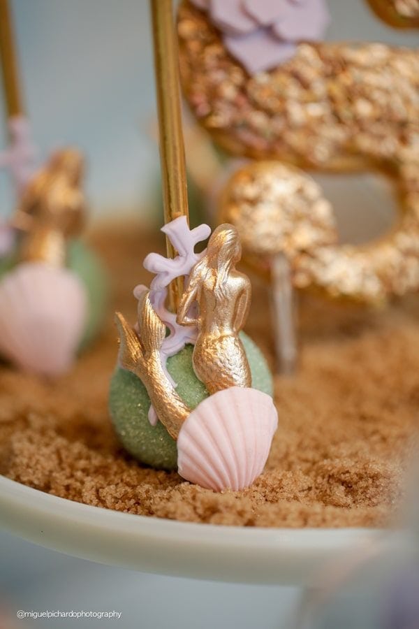 Magical Mermaid First Birthday Party Cake Pop Magical Mermaid First Birthday Party Cake Pop