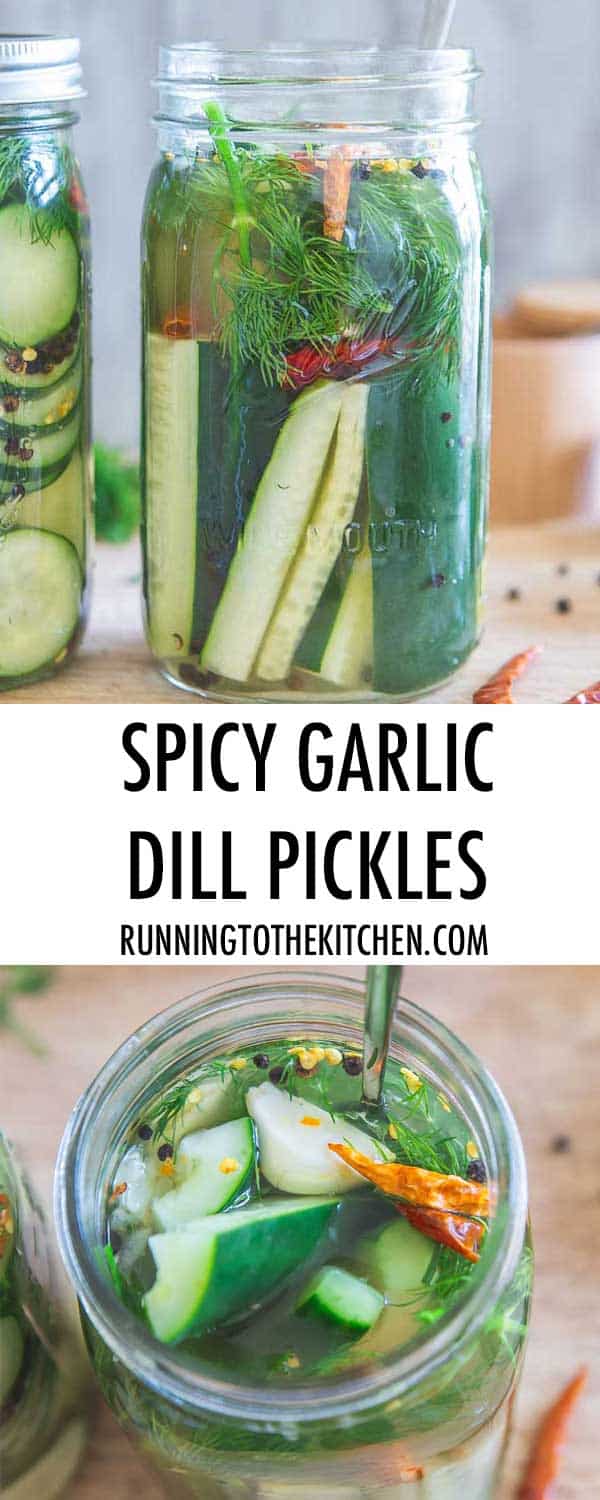 Garlic Dill Pickles Homemade Spicy Garlic Dill Pickle Recipe