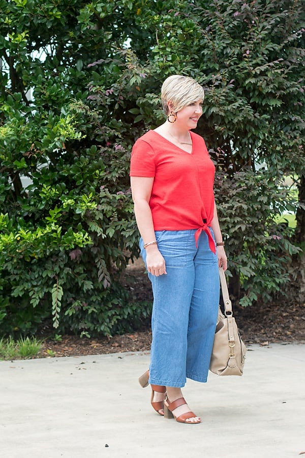 wide leg pants outfit