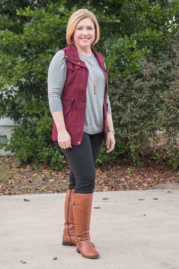riding boots casual outfit