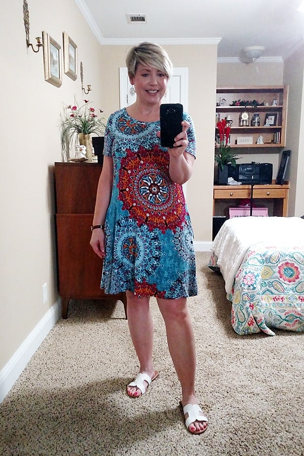 tee shirt dress, casual and easy outfit