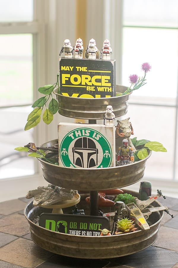 Star Wars tiered tray