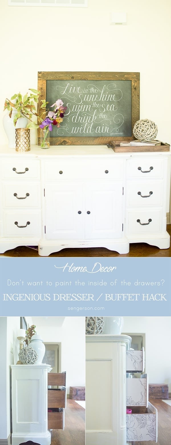 Diy Lining Drawers
