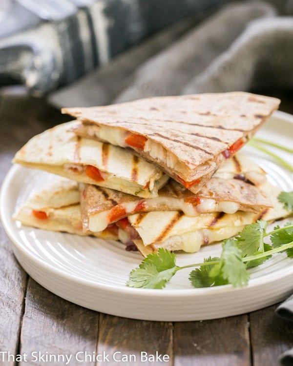 Spicy Pork Quesadillas That Skinny Chick Can Bake