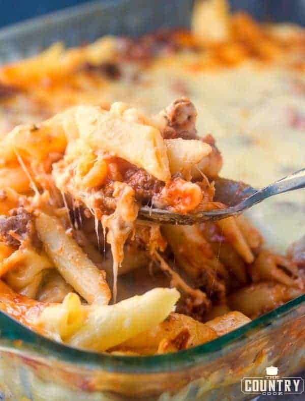 Easy Cheesy Baked Ziti