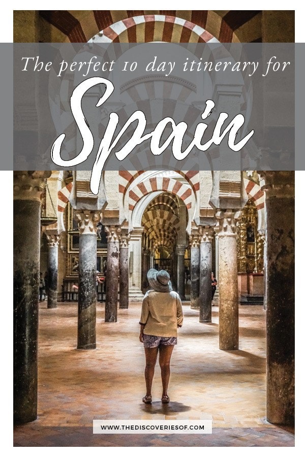 The Ultimate Spain Travel Itinerary! A step by step guide to planning your trip to Spain - an amazing travel destination for your time in Europe. Covering Madrid, Andalucia, Seville, Granada, Cordoba and more - everything you need to rock your trip! Read now. #spaintravel #travelitinerary #traveltips #travel