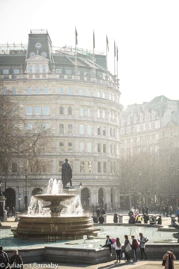 The Fountains on Trafalgar Square
