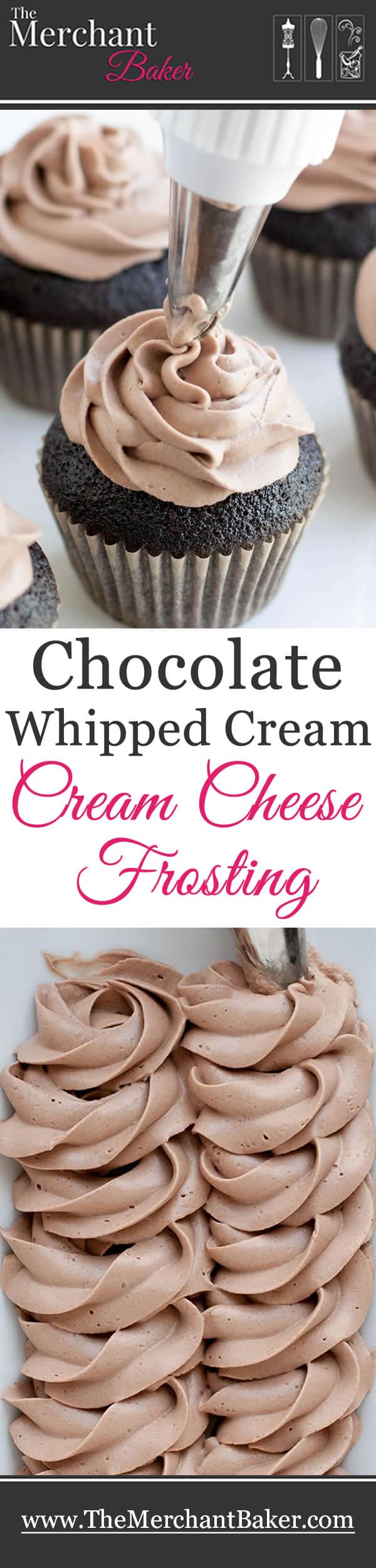 Chocolate Whipped Cream Cream Cheese Frosting The Merchant Baker