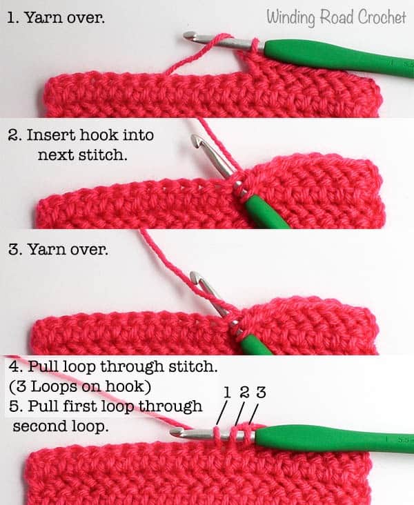 Check out this tutorial for how to crochet the Herringbone Double Crochet stitch with straight edges. There is a photo tutorial, tips on creating a border, reducing gaps and keeping your edges straight. The Herringbone stitch is a great stitch to learn if you love the look of knit stitches. Examples of stitch in different yarn weights. #crochet #knitlook #pinforlater #herringbone #doublecrochet