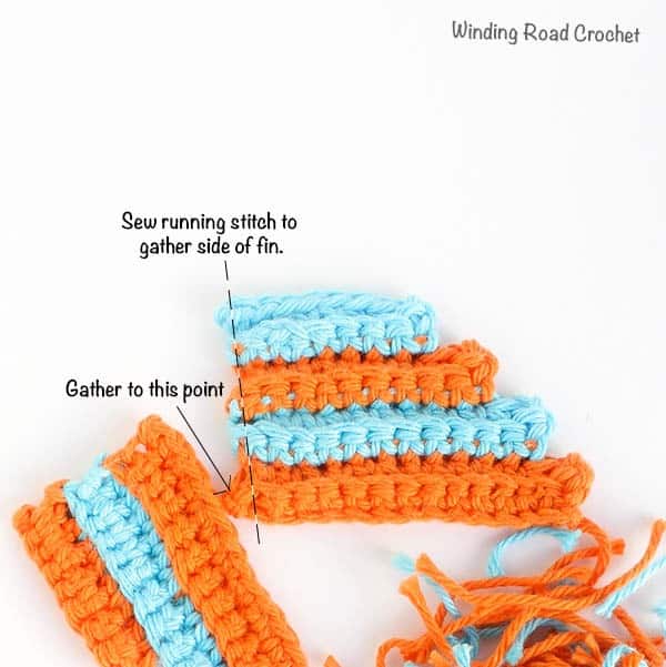 The Fish Beach Backpack is the kids way to help drag all the beach toys to the pool with their own crochet beach bag. This free crochet pattern has photos to walk your through the whole project. #crochet #beachbag #freepattern