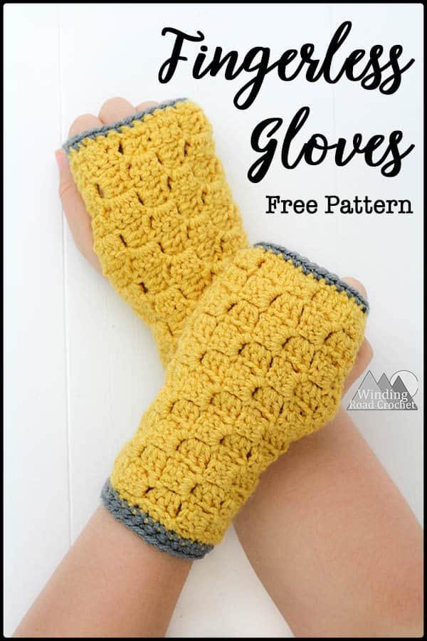 Make these quick c2c fingerless gloves using the corner to corner crochet stitch for a beautiful texture. There are links to the photo and video tutorials for the corner to corner crochet stitch and a free pattern for the fingerless gloves. These are a wonderful fall crochet or winter crochet item. They would up fast and make great gifts. #crochetpattern #crochetgloves