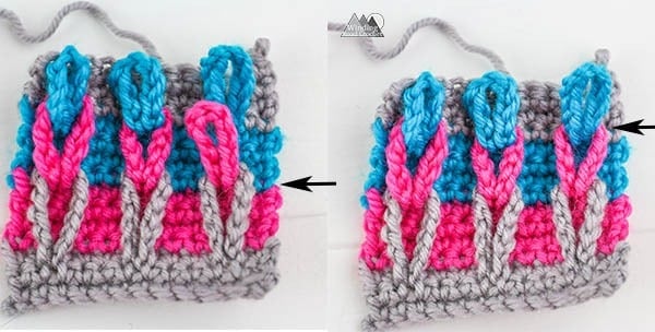 Learn to create raised crochet cables without post stitches. The Chain Cable stitch is a great alternative to the traditional crochet cables. Left and right handed video tutorial available. #crochetstitch #crochettutorial