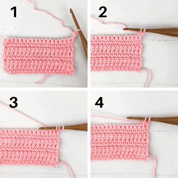 Linked Double Crochet Stitch Tutorial + Video Winding Road Crochet