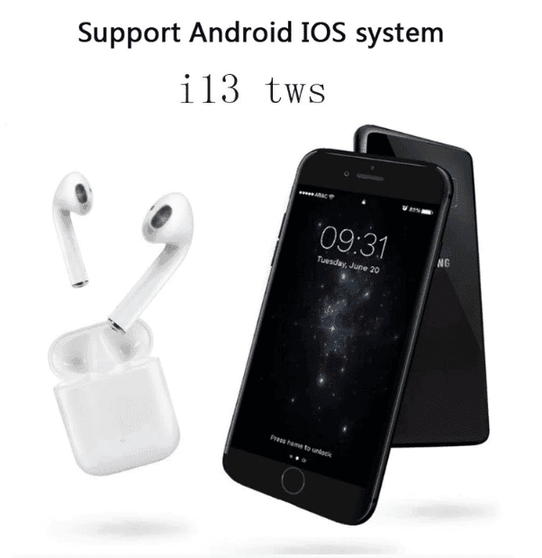 i13 tws meilleur clone d'airpod
